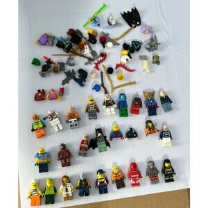 Lego Minifigure Lot Superheroes Ninjago Parts Weapons Accessories